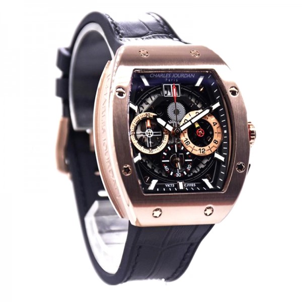 Charles Jourdan CJ1125-3532C Rosegold Black